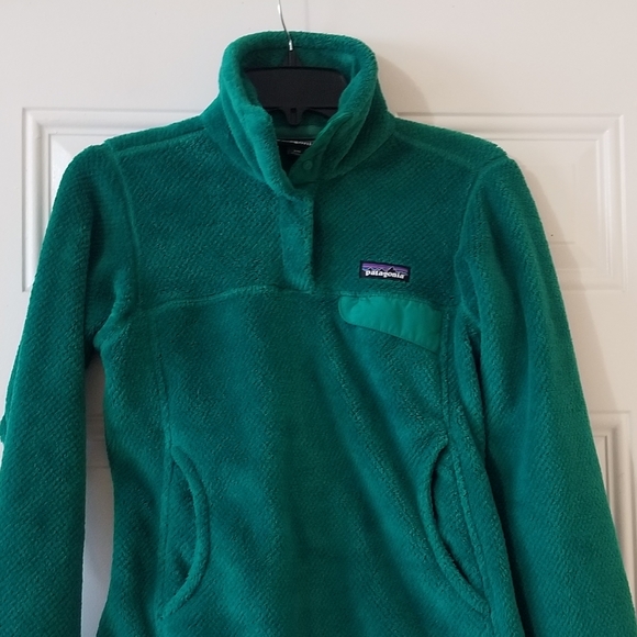 Patagonia Women's Impact Green Re Tool Snap T Fleece Pullover - Picture 9 of 11